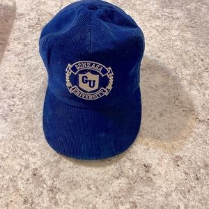 Gonzaga vintage corduroy hat